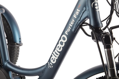 Трицикл электрический Eltreco Porter Fat 500 UP! (темно-синий)