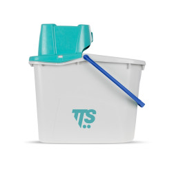 Ведро TTS NI JUNIOR (14л, отжим зеленый, ручка синий)