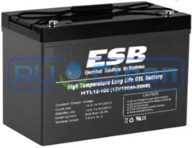 Аккумуляторная батарея ESB HTL12-100 (100Ач, 12В, Gel)