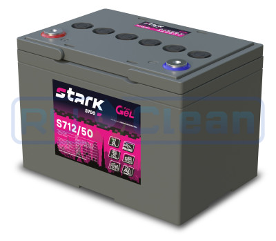 Тяговый аккумулятор Stark S712/50 (12В, 46Ач, GEL)