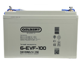 Тяговый аккумулятор Gelbert 6-EVF-100 (12В, 105Ач, AGM)