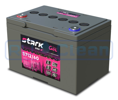 Тяговый аккумулятор Stark S712/60 (12В, 54Ач, GEL)