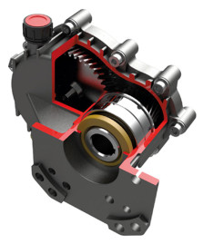 Редуктор для ДВС Tecomec RGB18 (13кВт, 25.4/24мм, фланец 87мм)