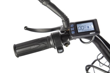 Трицикл электрический Eltreco Porter Fat 700 (черный)