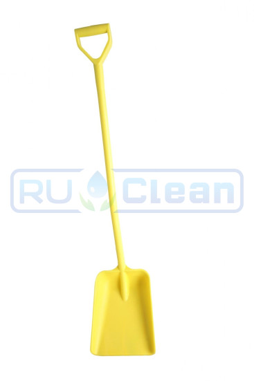 Лопата литая FBK (полипропилен, 270х340х1330 мм, желтый)