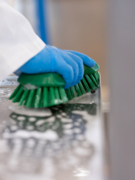 Щетка ручная XL Vikan (230мм, супер жесткий, зеленый)