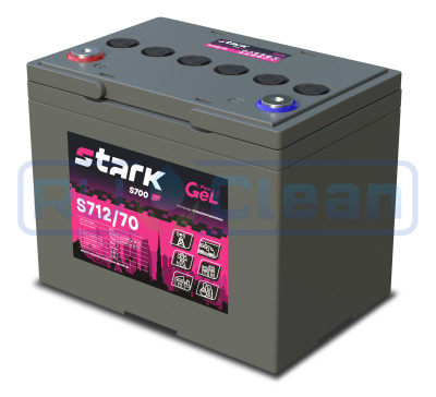Тяговый аккумулятор Stark S712/70 (12В, 71Ач, GEL)