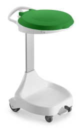 Держатель TTS для мешка W20 (педаль, колеса, крышка зеленая)