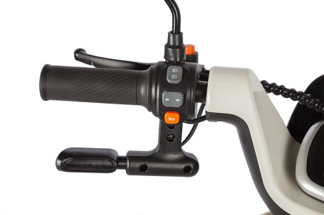 Трицикл электрический Rutrike Gelbert Ogma (48/60V, 650W, серо-голубой) (0000252-3051)