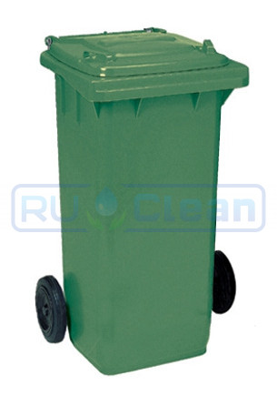Контейнер TTS для отходов (240л, полиэтилен, с колесами, крышка, зеленый)