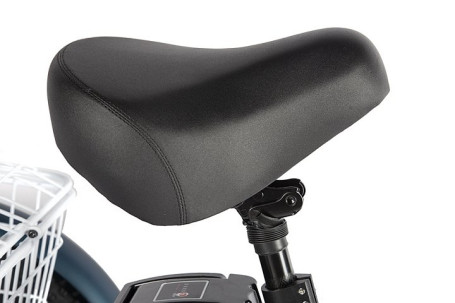 Трицикл электрический Eltreco Porter Fat 700 (темно-синий)