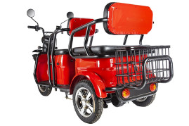 Трицикл электрический Rutrike Экипаж (красный)