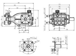Насос высокого давления HAWK AQUA 1520RN (1450 об/мин)