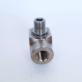 Переходник угловой 1/4ш-г (нерж, вращ, тип SW90) PA