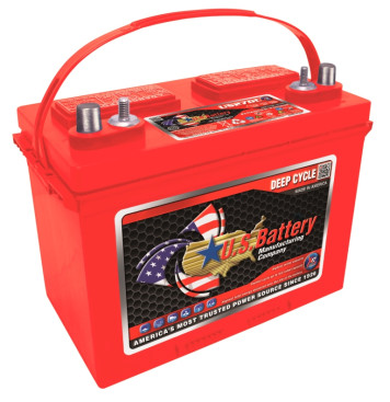 Тяговый аккумулятор U.S. Battery US 27DC XC2 (12В, 90Ач, кислота)