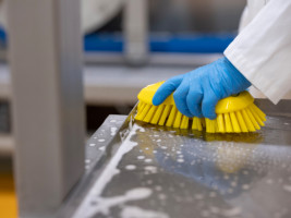 Щетка ручная XL Vikan (230мм, супер жесткий, желтый)