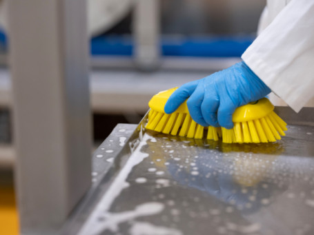 Щетка ручная XL Vikan (230мм, супер жесткий, желтый)