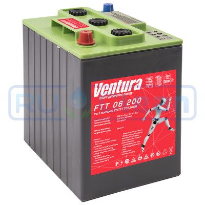 Аккумуляторная батарея Ventura FTT 06 200 (6В, 200Ач, WET)