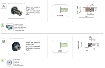 Мембранный насос Comet BP20/15 (15 бар, 18,7 л/мин, полый вал 30 мм-ВОМ 1"3/8)