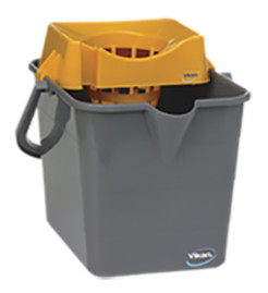 Ведро пластиковое Vikan (15л, серый)