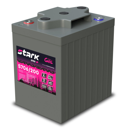 Тяговый аккумулятор Stark S706/200 (6В, 184Ач, GEL)