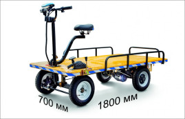 Тележка электрическая RuTrike СКЛАД 1800 (платформа)