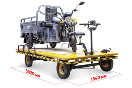 Тележка электрическая RuTrike СКЛАД 3000 NEW (платформа)