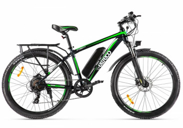 Электровелосипед Eltreco XT 850 new (черно-зеленый)