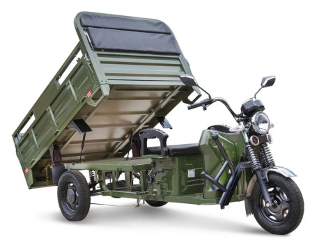 Трицикл электрический Rutrike D4 Next 1800 60V1500W (зеленый)
