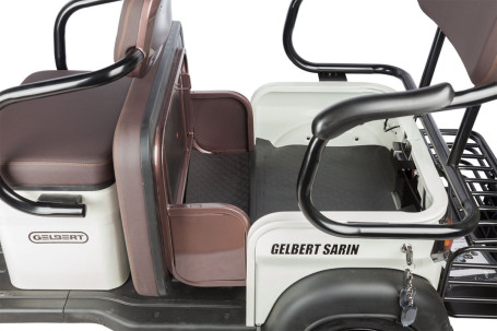 Трицикл электрический Rutrike Gelbert Sarin (48/60V, 1000W, серо-белый) (0000260-3055)