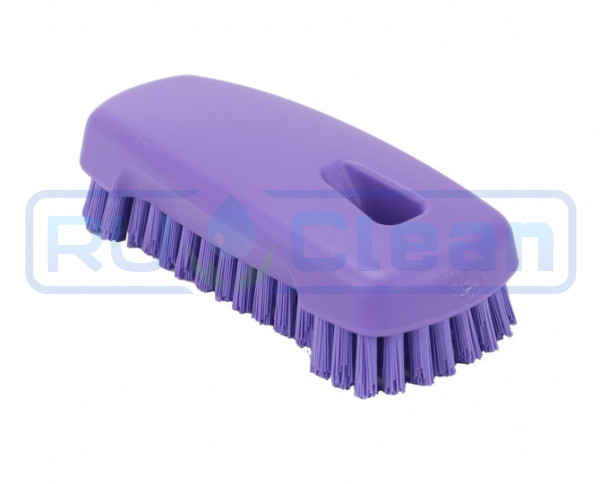 Щетка ногтевая FBK (125х55мм, жесткая, фиолетовый)