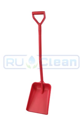 Лопата литая FBK (полипропилен, 270х340х1120 мм, красный)