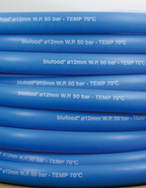 Шланг пищевой Blufood DN12 (50бар, 70гр.С, PVC, 5-сл, м.пог.)