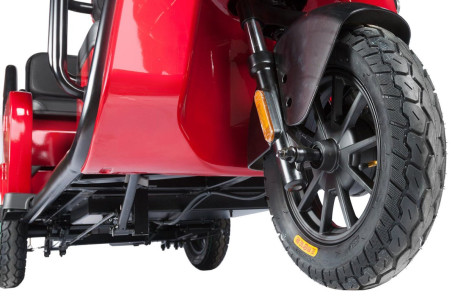 Трицикл электрический Wanshida LC-F200 60V 1000Вт (красный)