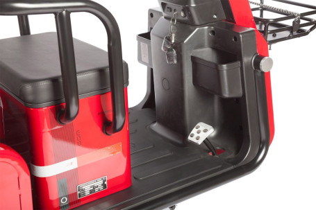 Трицикл электрический Wanshida LC-F200 60V 1000Вт (серый)