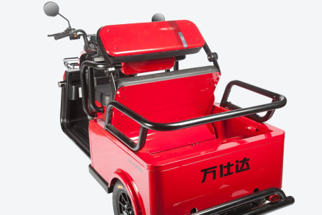 Трицикл электрический Wanshida LC-F200 60V 1000Вт (зеленый)