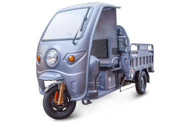 Трицикл электрический Rutrike Глобус 1500 60V/1000W (серый)