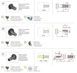 Мембранный насос Comet BP105 (20 бар, 104 л/мин, полый вал 20 мм-ВОМ 1"3/8)