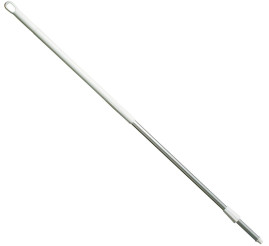 Рукоять алюминиевая Haug Bursten (1500мм, Д 32/25мм, пласт. покрытие, белый)