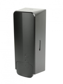 Диспенсер для мыла Nofer EVO (нажимной, черный)