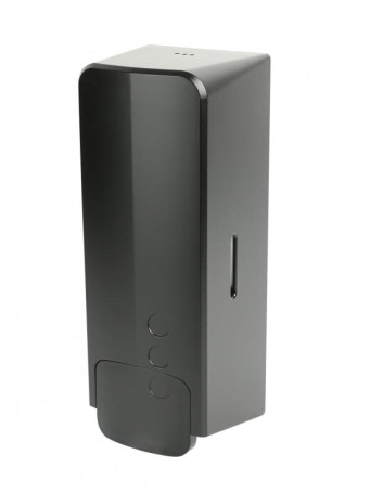 Диспенсер для мыла Nofer EVO (нажимной, черный)