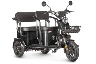 Трицикл электрический Wanshida UM+ 60V 1000Вт (черный)