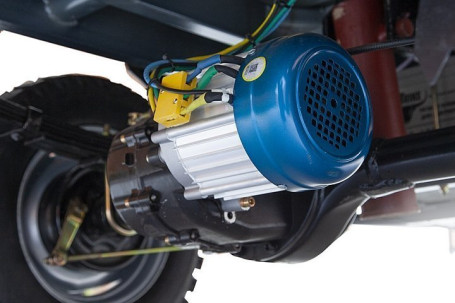 Трицикл электрический Rutrike Титан 2000 60V1500W (гидравлика, серый)