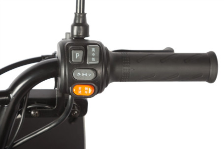 Трицикл электрический Wanshida DOUHAO (60V, 800W, черно-бело-красный) (0000294-3069)