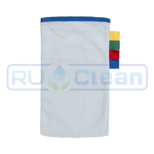 Перчатка для зеркал TTS (14х26см, микрофибра, цвет. кодировка, белый)