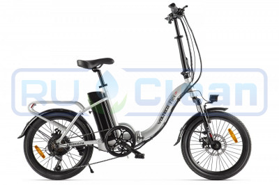 Электровелосипед VOLTECO FLEX UP! (серебристый)