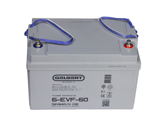 Тяговый аккумулятор Gelbert 6-EVF-60 (12В, 64Ач, AGM)