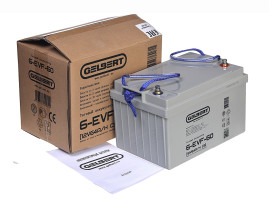 Тяговый аккумулятор Gelbert 6-EVF-60 (12В, 64Ач, AGM)