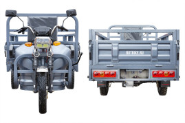 Трицикл электрический Rutrike Титан NEXT 2000 60V1500W (синий)