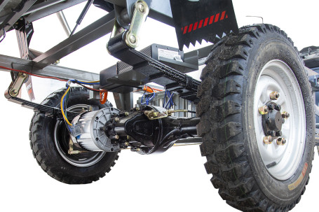 Трицикл электрический Rutrike Титан NEXT 2000 60V1500W (синий)